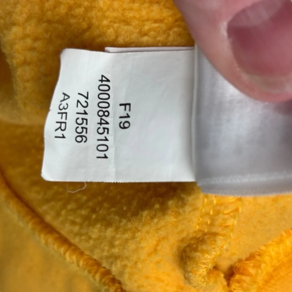 The North Face Half Dome Yellow Pullover Hoodie – Sz XL (Excellent Condition)